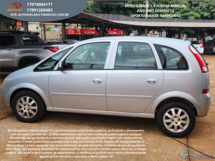 Alphavel Multimarcas | Meriva MERIVA MAXX 1.8 8V FLEX MANUAL 06/07 - foto 1