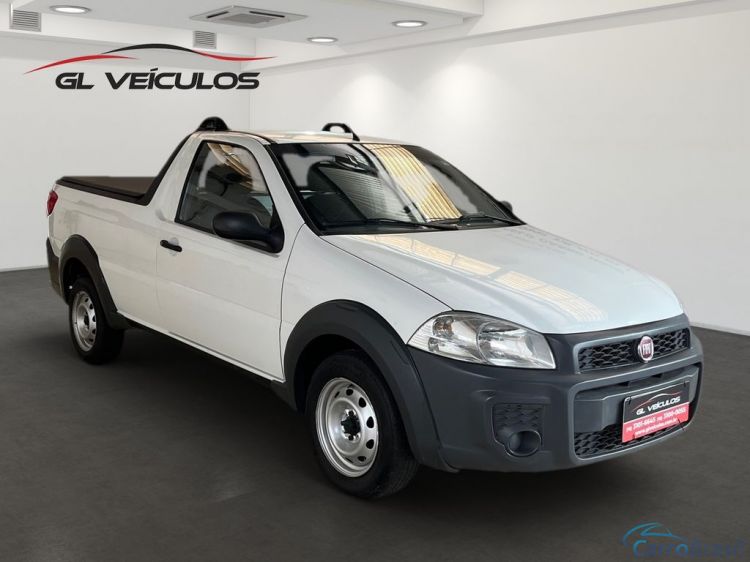 GL Veículos | Strada Fiat Strada Working HARD 1.4 Fire Flex 8V CS - Branco - 2020 20/20 - foto 2