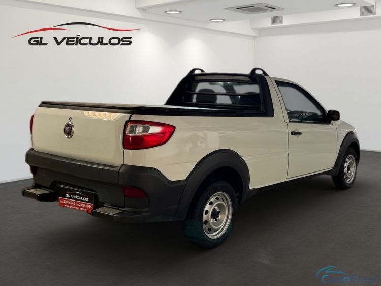 GL Veículos | Strada Fiat Strada Working HARD 1.4 Fire Flex 8V CS - Branco - 2020 20/20 - foto 3