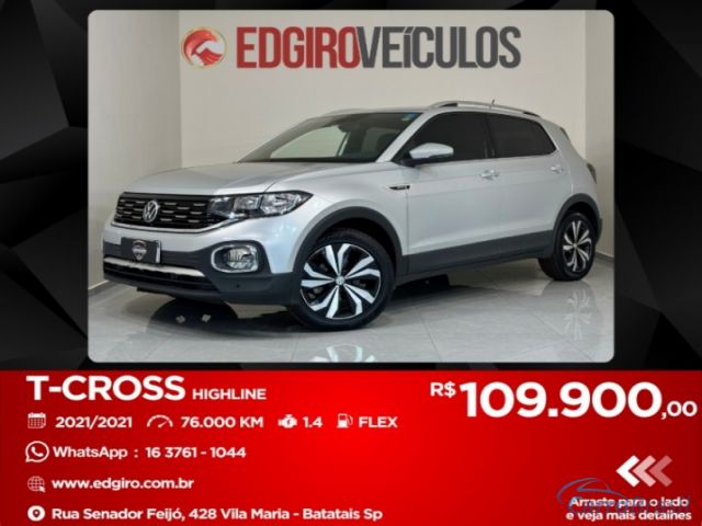Mais detalhes do Volkswagen T-Cross Flex